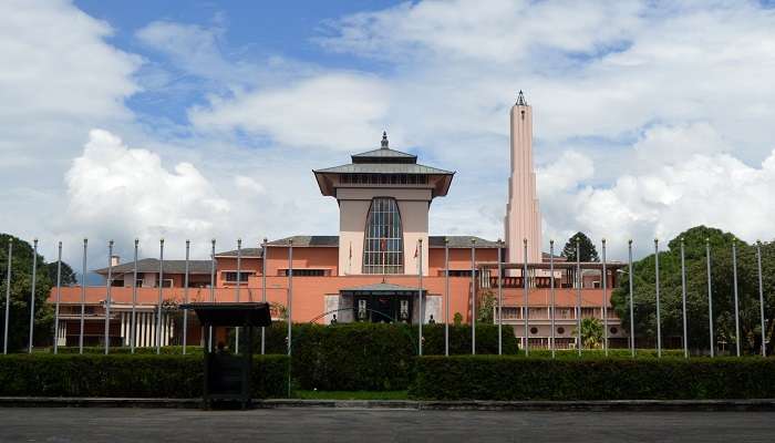 Magnificent Narayanhiti Palace, a famous tourist spot in Kathmandu. 