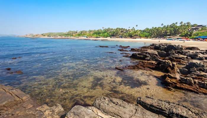 Ozran Beach is a few steps ahead of Vagator Beach