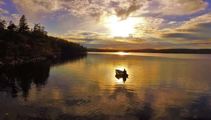 visit the beautiful Chalotte lake near needle hole point