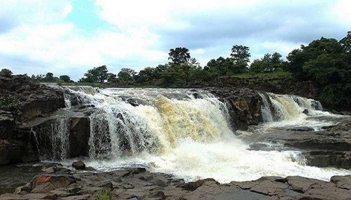 The beauty of Pochera falls in Adilabad