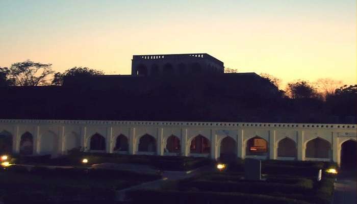 Relax at the taramati baradari.