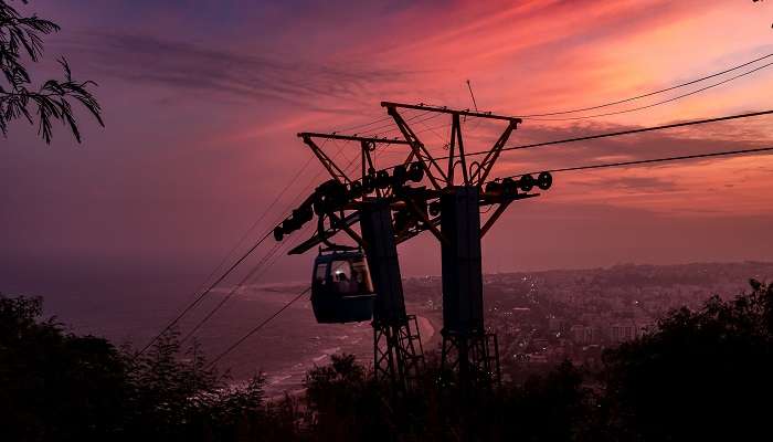 Ropeway ride at Kailasagiri Vizag