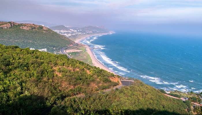 Enjoy the surrounding view at Kailasagiri Vizag