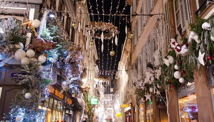 Décorations de Noël à Strasbourg, France