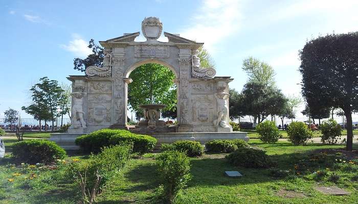 Villa Comunale Park is a beautiful public garden in the heart of Sorrento