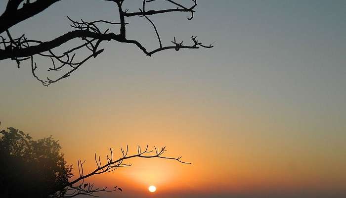 Sunset View from the Sunset Point in Mount Abu