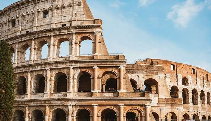 Relax at the swimming pool at The Colosseum