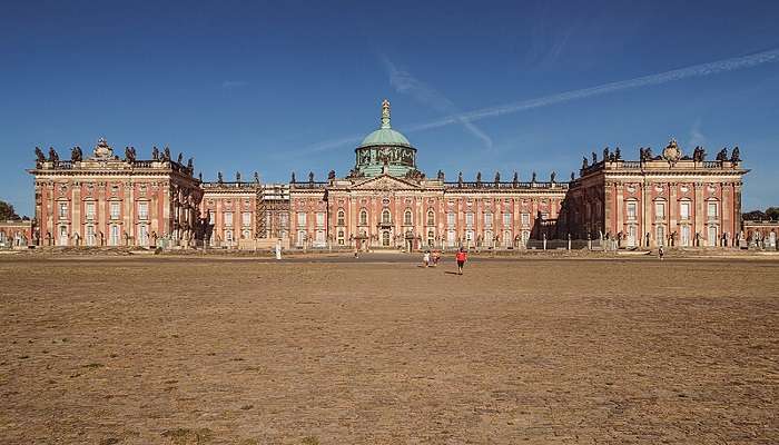 The New Palace showcases Prussia's power and splendour.