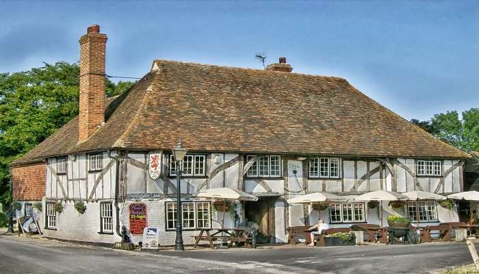 The Plough inn is a traditional restaurant