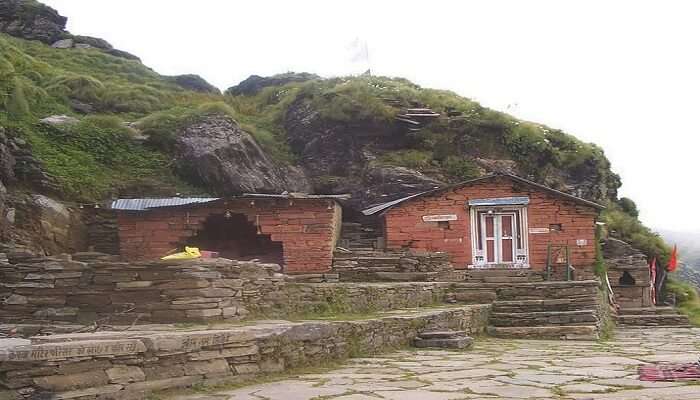 The Rudranath temple in Uttarakhand, surrounded by dense forests,Bhavishya Kedar Temple