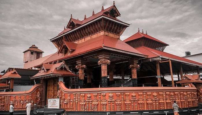 View of Pazhavangadi temple