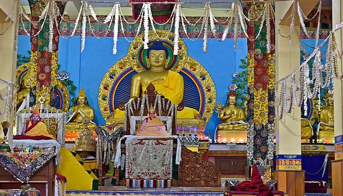 The vibrant Buddha Monastery. 