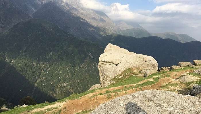 Snow Capped mountains of Triund