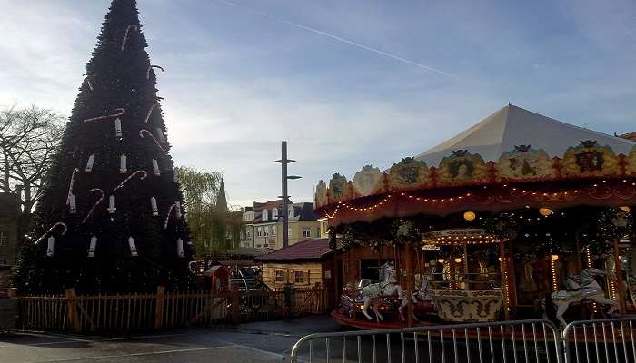 Décorations de Noël à Valkenburg- Pays Bas