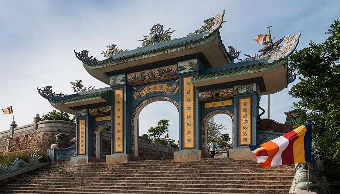 This spiritual site houses the tallest statue of the Goddess of Mercy in Vietnam