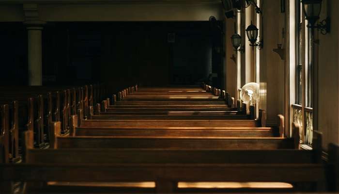 the road to the St. Antony’s Latin Catholic Church is quite pleasant