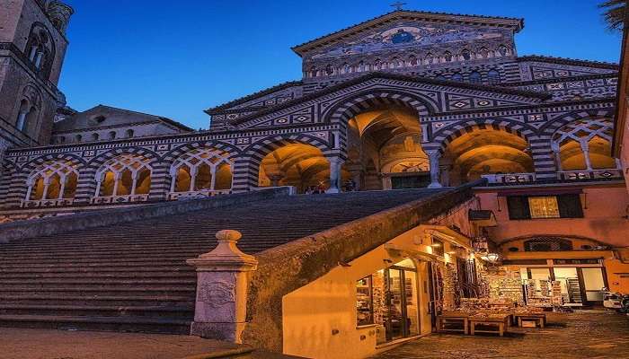 Sorrento Cathedral, also known as the Duomo, is one of the town’s most iconic landmarks 