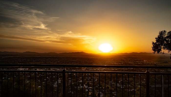 La magnifique vue sur le belvedere d'Oxley