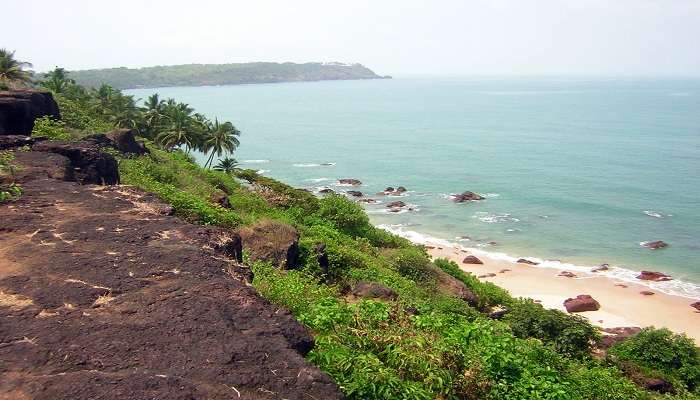  The view of Cabo de Rama beach 