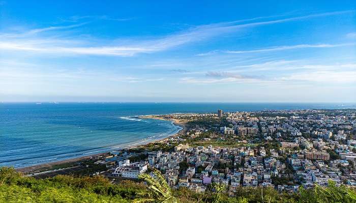 Location of Kailasagiri Vizag