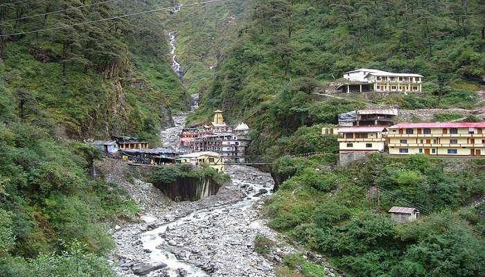 Sacred image of Yamunotri temple