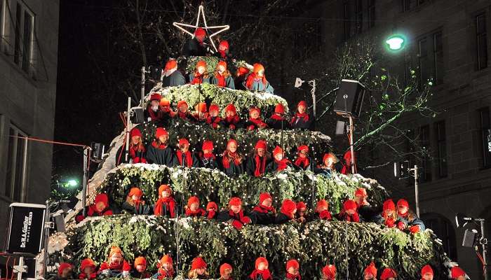 Décorations de Noël à Zurich, Suisse