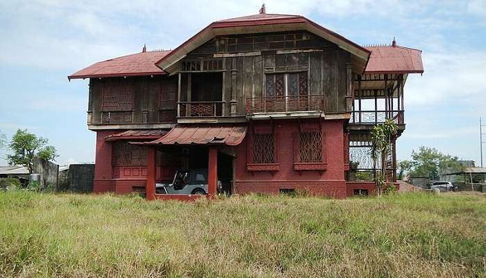 The vista of Bahay Na Pula, among haunted places in the Philippines.