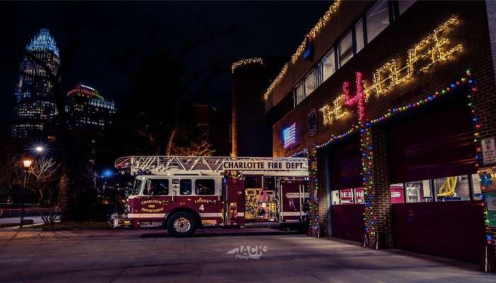 The Charlotte Fire Department is a two-story Victorian fire station considered one of the haunted places in Charlotte, North Carolina.