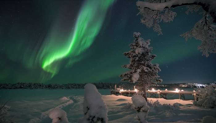 Kiruna Snow Festival northern lights that you must experience.