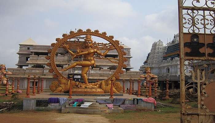 Huge Natraja statue at Dwarapudi