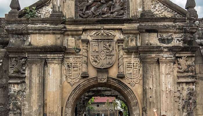 The exterior view of Fort Santiago.