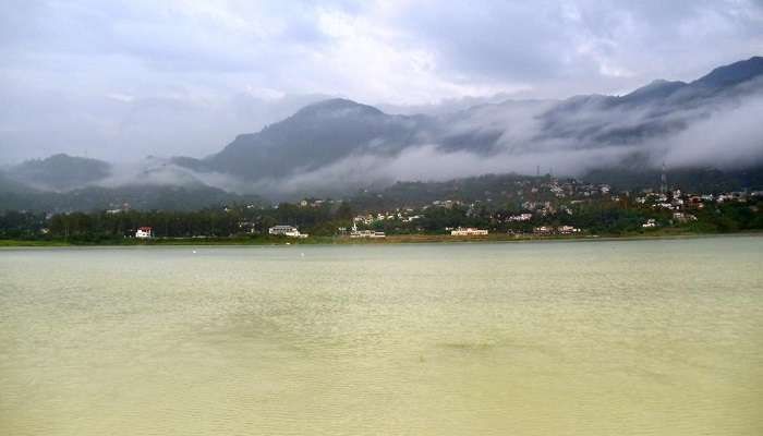 Gobind Sagar Lake is a man-made reservoir located in Himachal Pradesh