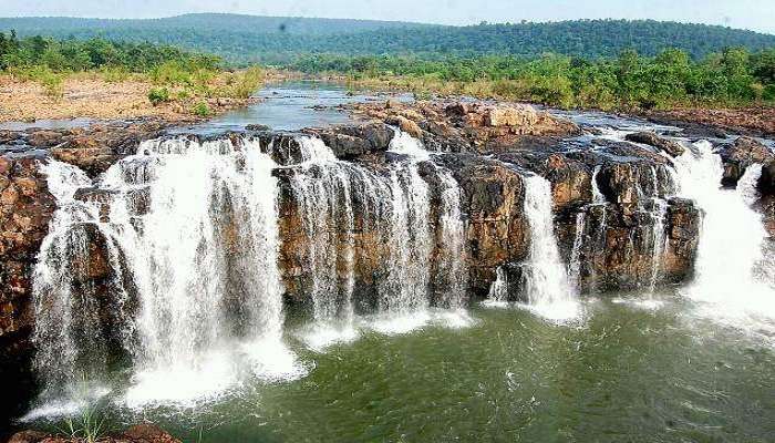 The Bogatha Waterfalls are located in the Jayashankar Bhupalpally district of Telangana