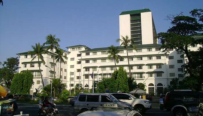 The view of Manila Hotel.