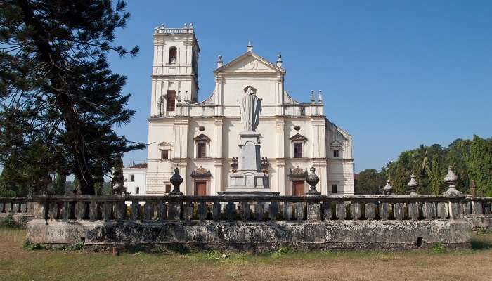 Old goa, la vue de l'eglise de Se Cathedral