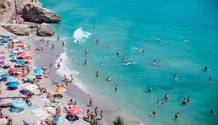 Enjoy swimming at Ocean Beach