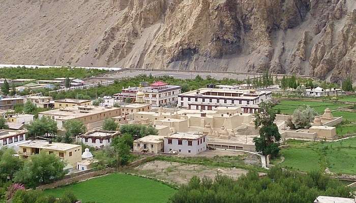 Front view of Tabo Monastery near Dhankar Gompa