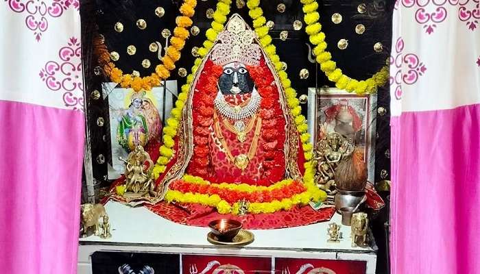 The Deity of Bhadrakali Temple near Arki Fort