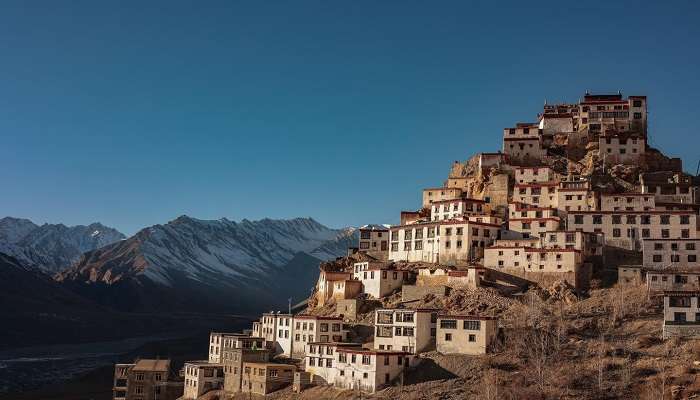 The stunning exterior of Key Monastery
