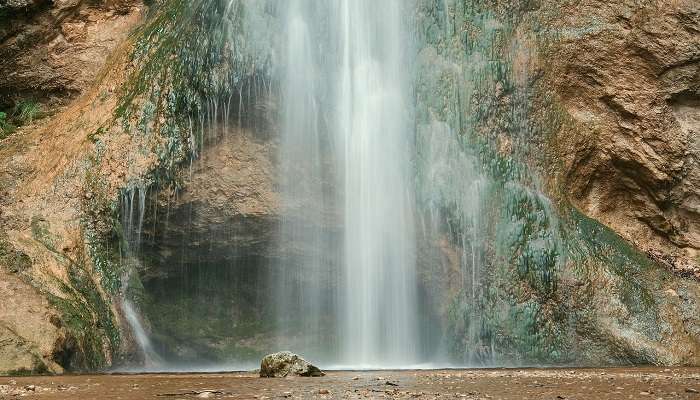 Siruvani Falls bathing area