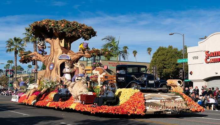 Tournament of Roses parade location and tips.