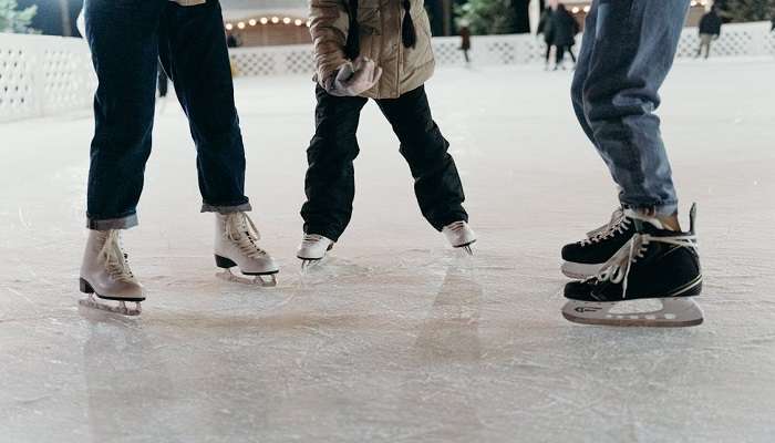 An amusing view of Ice Rink in San Francisco