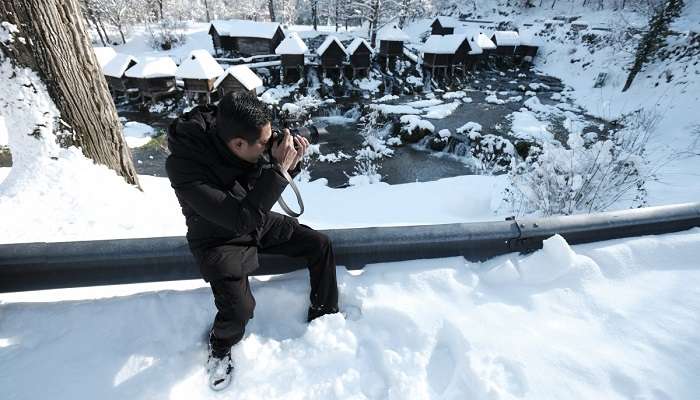 Capturez les incroyables photos de chutes de neige