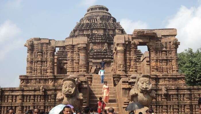 La vue de Sun Temple , Konark