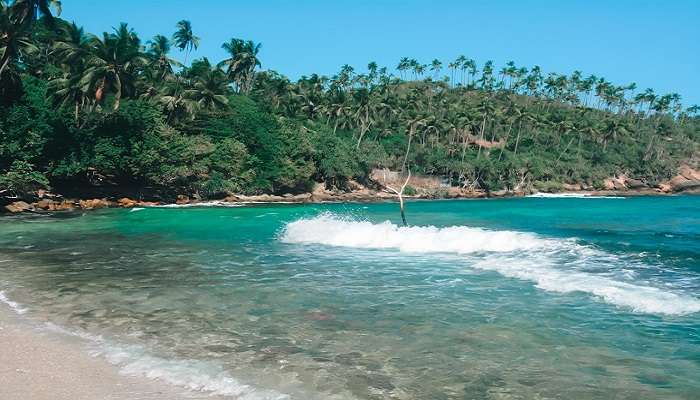 La vue magnifique de la plage de Mirissa