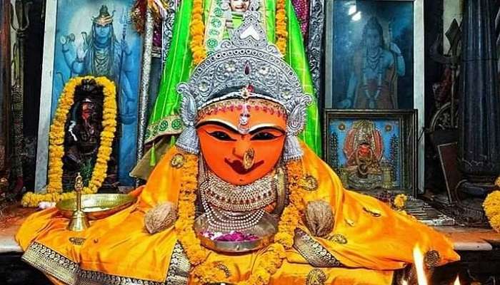 Deity in Harsiddhi Mata Shaktipeeth in Madhya Pradesh