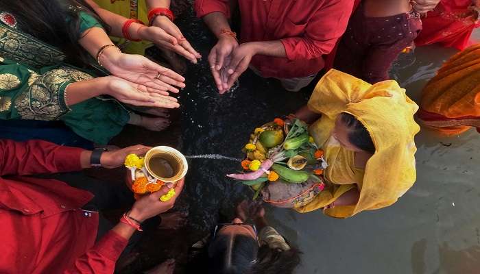 The auspicious Chhath Puja Celebration in India