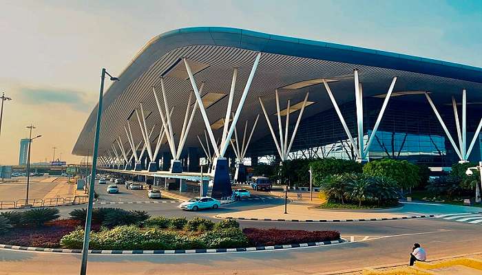 Kempegowda International Airport is constructed over a stretch of 400 acres