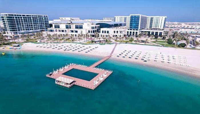 Private beach access to Marassi Al Bahrain