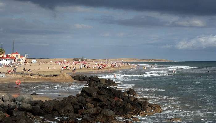 A mesmerising view of Maspalomas beach